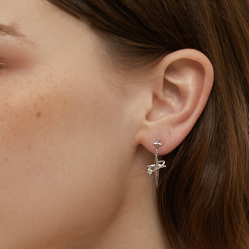 Wholesale Cross Symptoms Symmetry Earrings